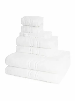 Ross Heimtextilien*Handtuchset 8-teilig - Cashmere feeling weiß uni