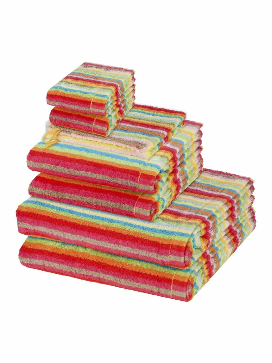 Cawö Heimtextilien*Handtuchset 8-teilig - Lifestyle mehrfarbig gestreift