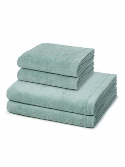 Cawö Heimtextilien*Handtuchset 2-teilig - Lifestyle grün uni