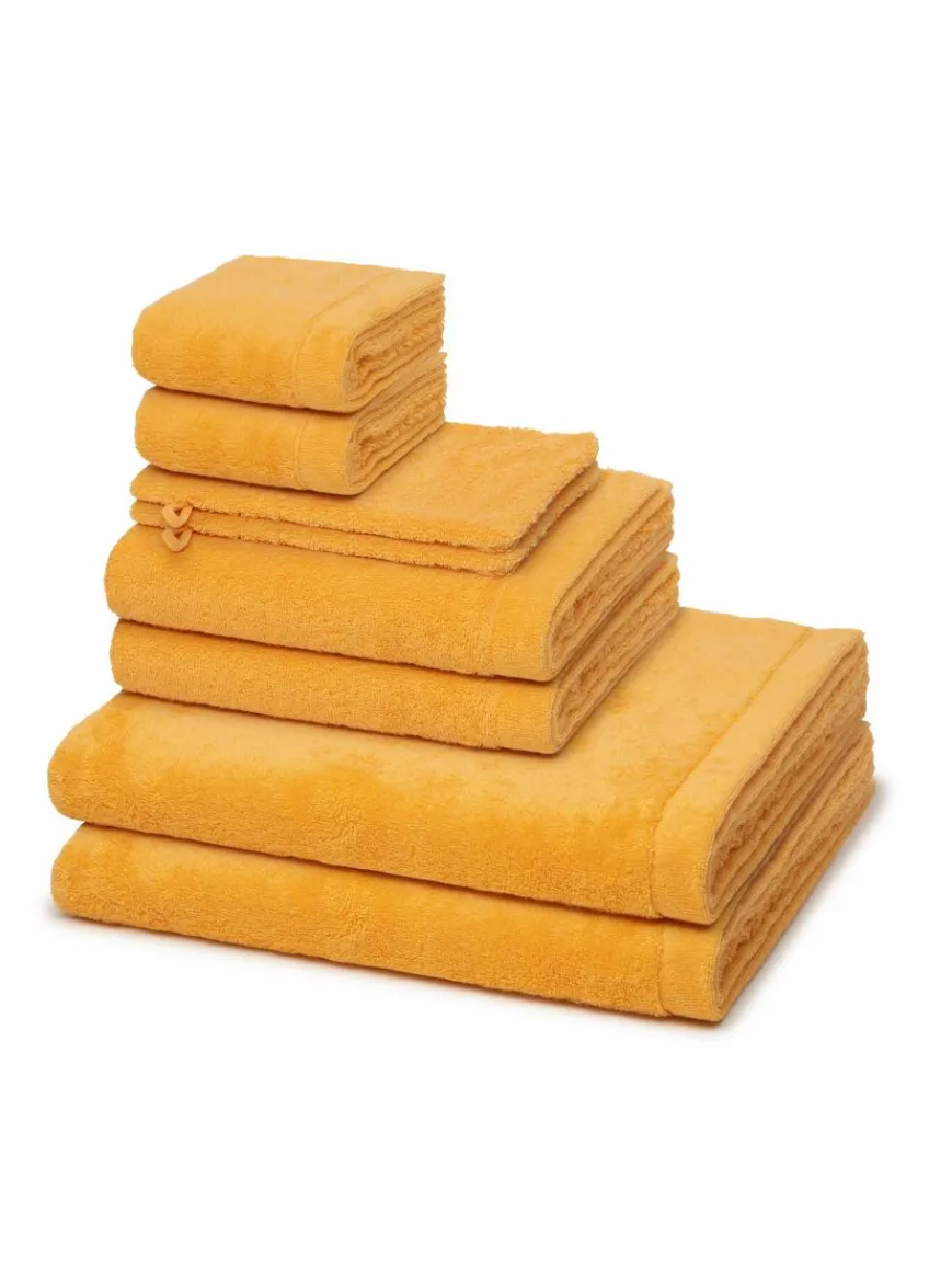 Cawö Heimtextilien*Handtuchset 8-teilig - Lifestyle orange uni