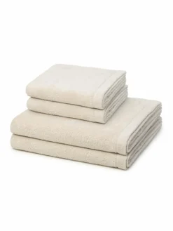 Cawö Heimtextilien*Handtuchset 2-teilig - Lifestyle beige uni