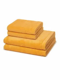 Cawö Heimtextilien*Handtuchset 2-teilig - Lifestyle orange uni