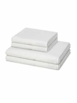 Möve Heimtextilien*Handtuchset 2-teilig - Pearl weiß uni