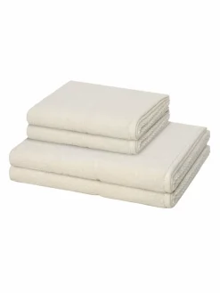 Möve Heimtextilien*Handtuchset 2-teilig - Pearl beige uni
