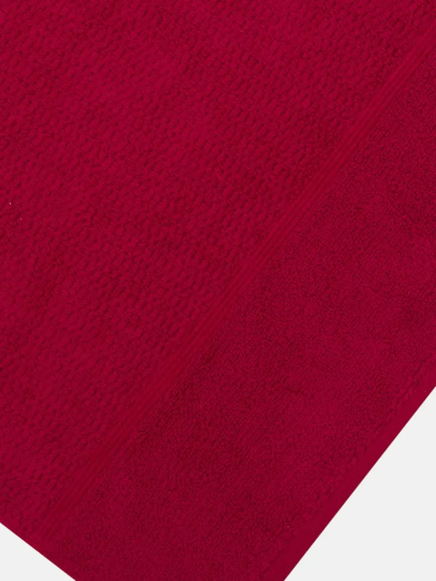 Möve Heimtextilien*Handtuchset 2-teilig - Pearl rot uni