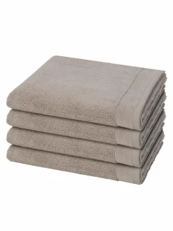 Möve Heimtextilien*Handtuchset 4-teilig - Premium taupe uni