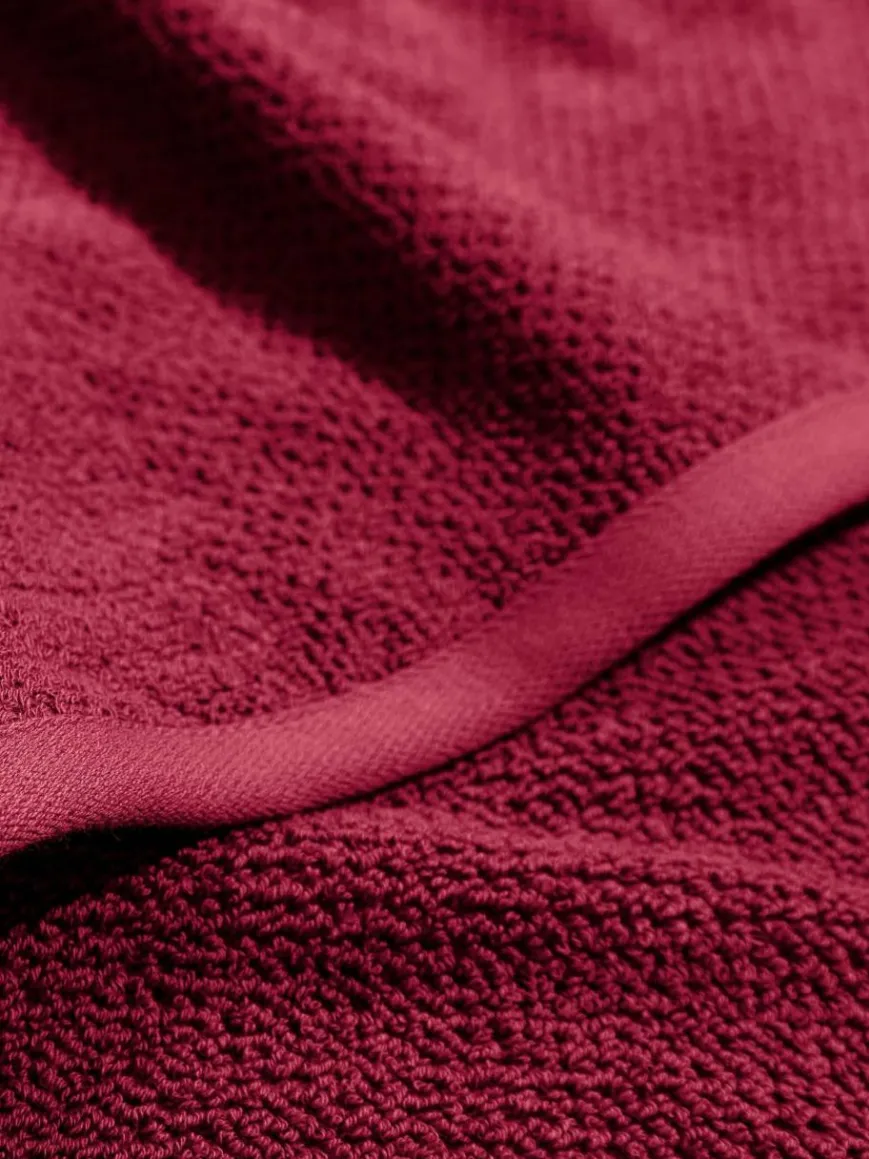 Ross Heimtextilien*Handtuchset 6-teilig - Selection Organic Cotton rot uni