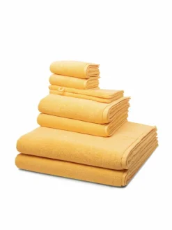 Ross Heimtextilien*Handtuchset 8-teilig - Sensual Skin gelb uni