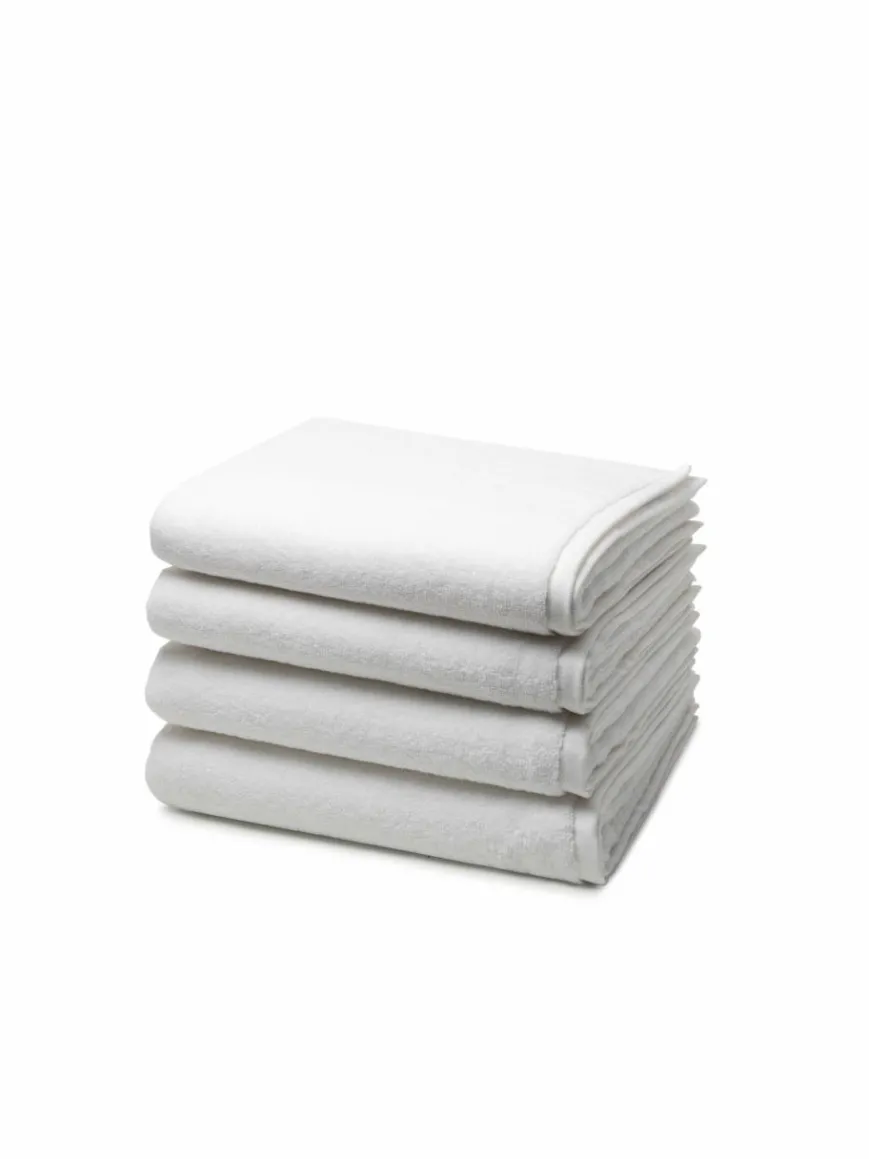 Ross Heimtextilien*Handtuchset 4-teilig - Sensual Skin weiß uni