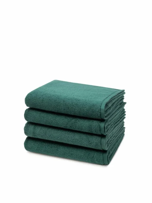 Ross Heimtextilien*Handtuchset 4-teilig - Sensual Skin grün uni
