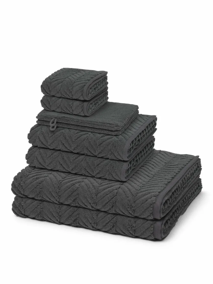 Ross Heimtextilien*Handtuchset 8-teilig - Sensual Skin grau uni