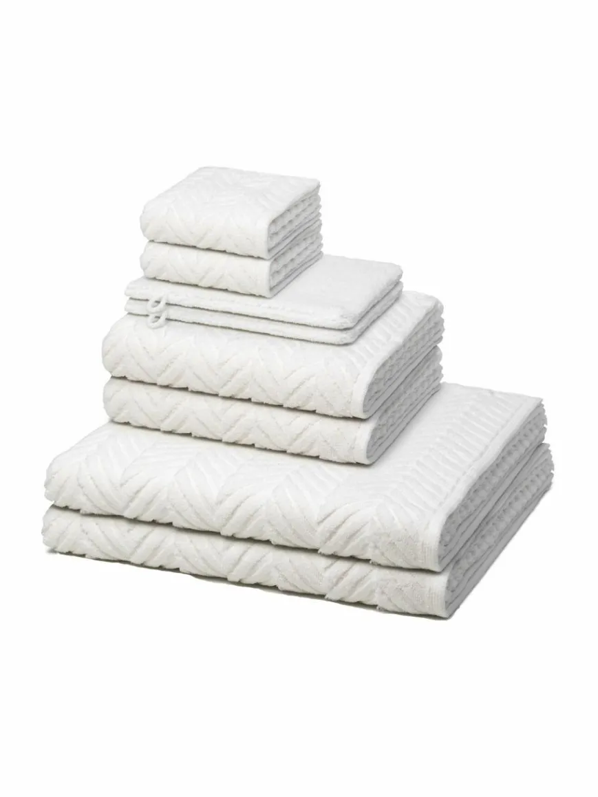 Ross Heimtextilien*Handtuchset 8-teilig - Sensual Skin weiß uni