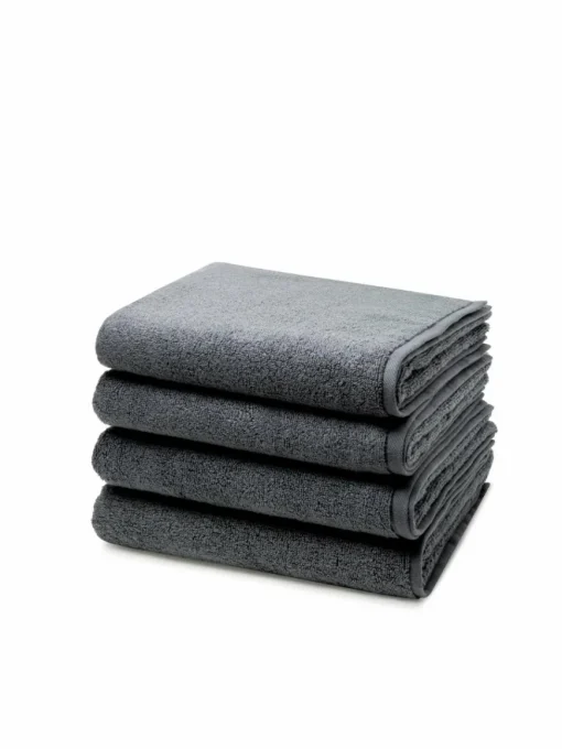 Ross Heimtextilien*Handtuchset 4-teilig - Sensual Skin grau uni