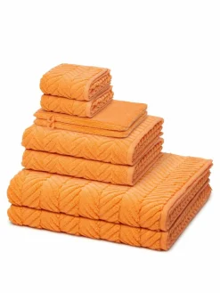 Ross Heimtextilien*Handtuchset 8-teilig - Sensual Skin gelb uni