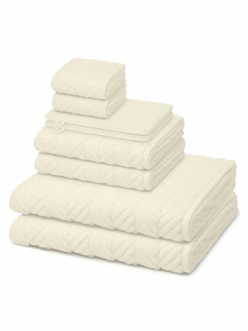 Ross Heimtextilien*Handtuchset 8-teilig - Sensual Skin vanille beige uni