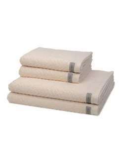 Ross Heimtextilien*Handtuchset 4-teilig - Smart beige uni