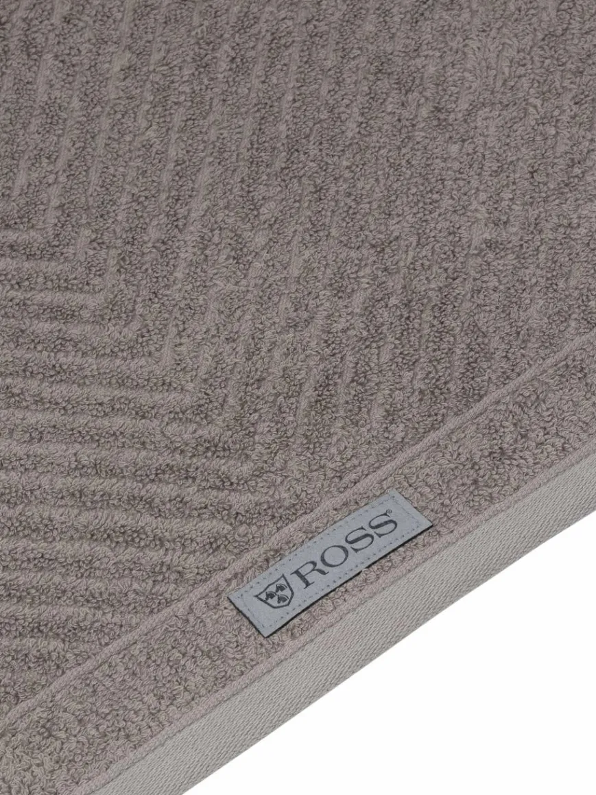 Ross Heimtextilien*Handtuchset 4-teilig - Smart grau uni