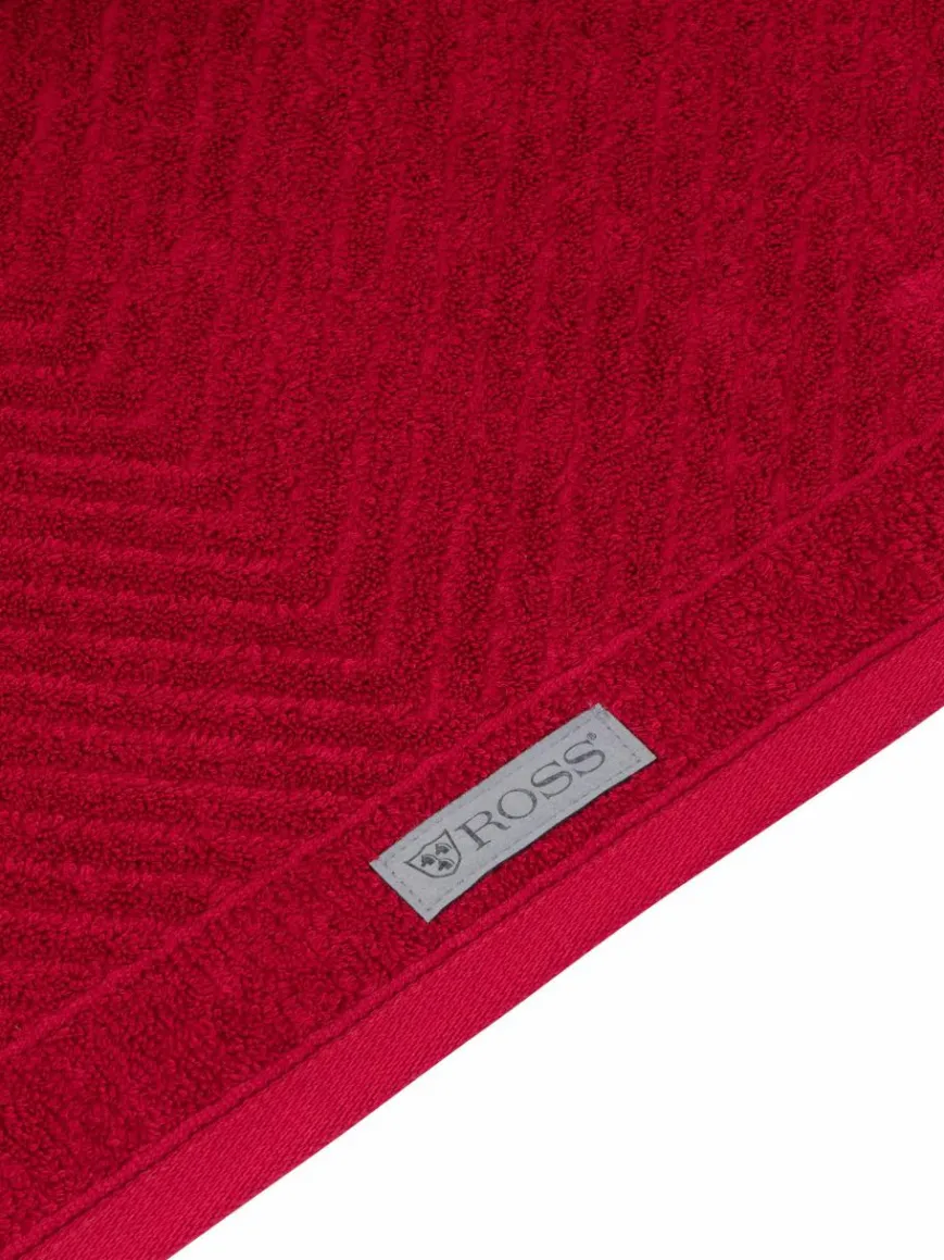 Ross Heimtextilien*Handtuchset 8-teilig - Smart rot uni