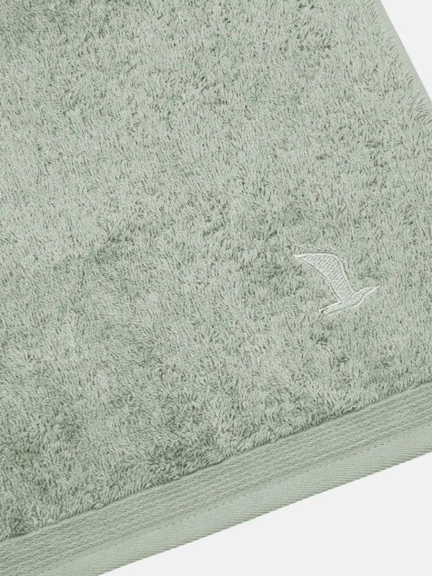 Möve Heimtextilien*Handtuchset 6-teilig - Superwuschel grün uni