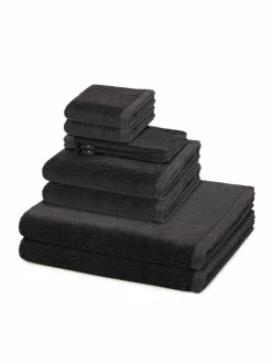 Vossen Heimtextilien*Handtuchset 8-teilig - Vegan Life grau uni