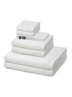 Vossen Heimtextilien*Handtuchset 8-teilig - Vegan Life weiß uni