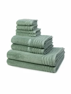 Vossen Heimtextilien*Handtuchset 8-teilig - Vienna Style Supersoft grün uni