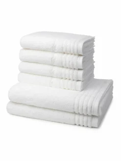 Vossen Heimtextilien*Handtuchset 6-teilig - Vienna Style Supersoft weiß uni