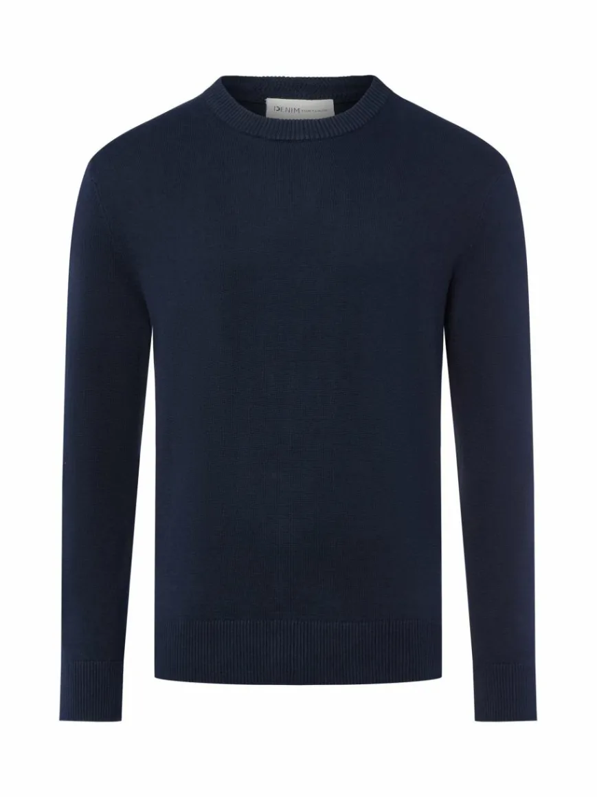 Tom Tailor Denim Pullover & Strickjacken*Herren Strickpullover marine uni