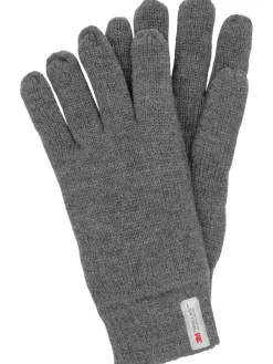 Indicode Handschuhe*Herren, Unisex Handschuhe - Jason hellgrau uni