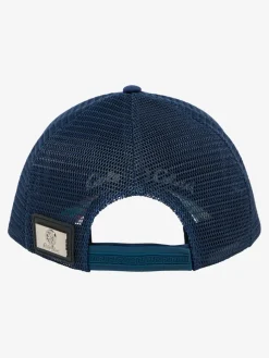 Carlo Colucci Mützen & Hüte*Herren, Unisex Trucker Cap - Dieghi blau gemustert