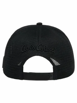 Carlo Colucci Mützen & Hüte*Herren, Unisex Trucker Cap - Eisenberger schwarz gemustert