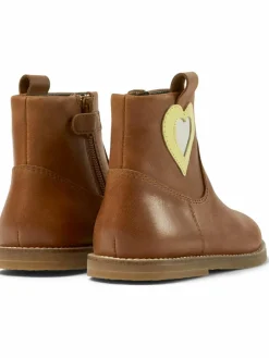 Camper Boots & Stiefeletten*Kinder Stiefeletten - Savina Twins braun uni