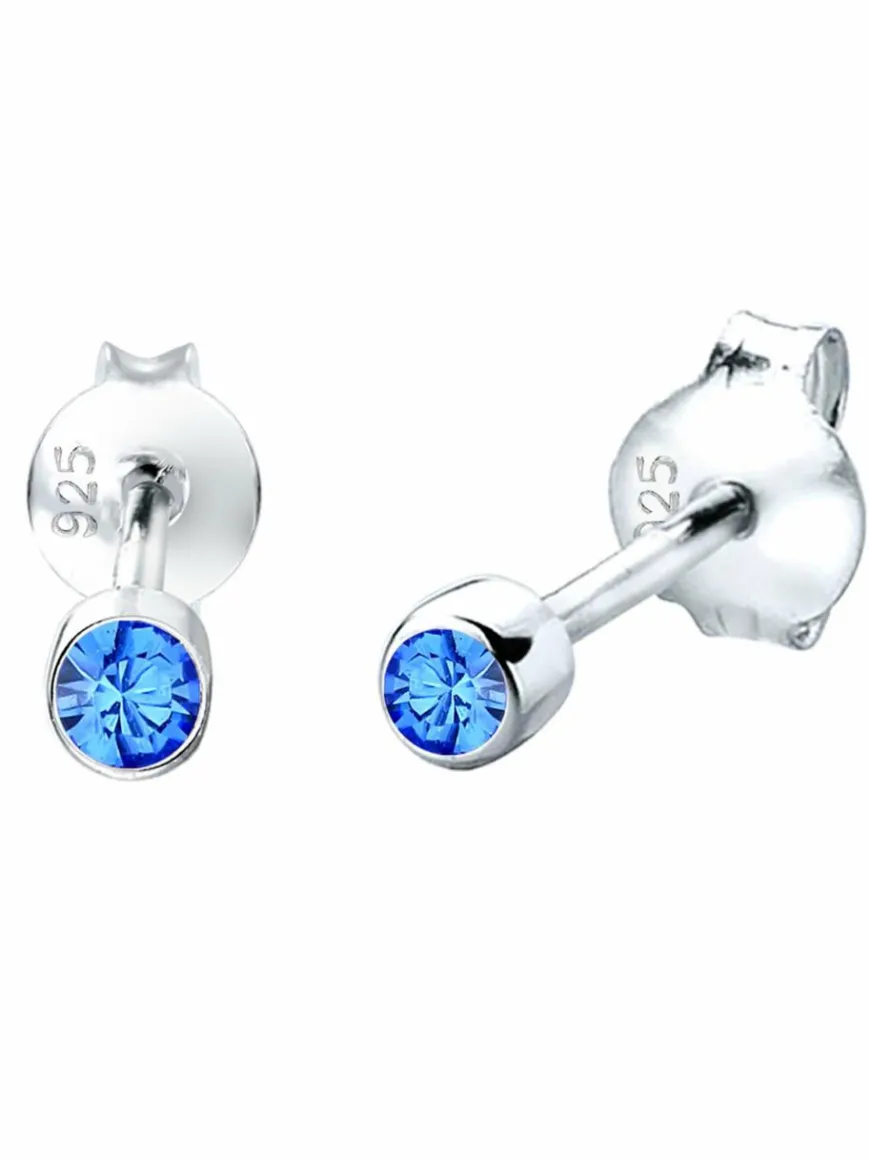 Elli Schmuck*Ohrringe hellblau uni