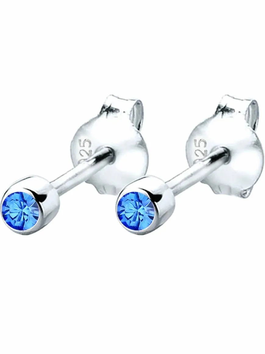 Elli Schmuck*Ohrringe hellblau uni