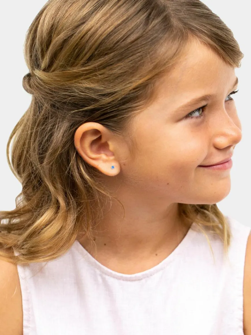 Elli Schmuck*Ohrringe hellblau uni