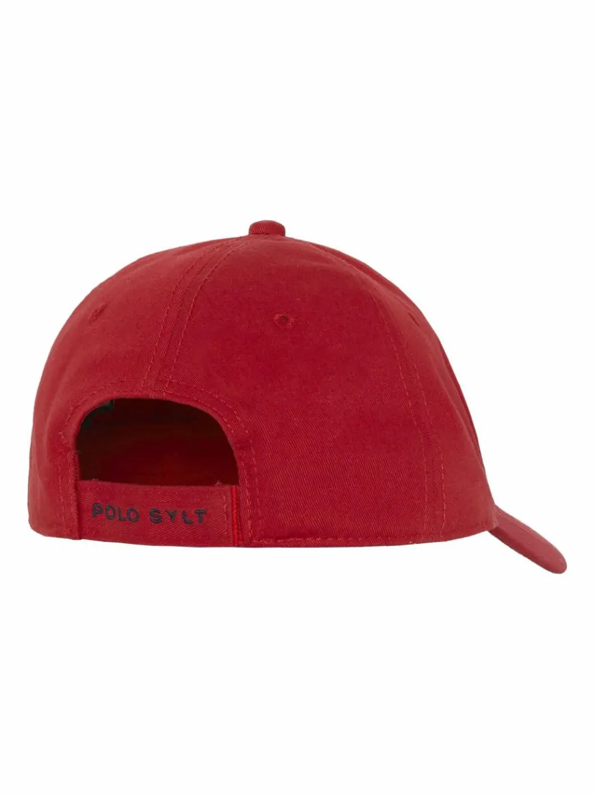 Polo Sylt Mützen & Hüte*Unisex Basecap bordeaux rot uni
