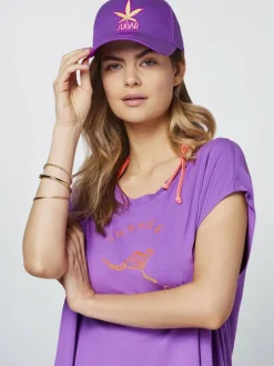 Chiemsee Mützen & Hüte*Unisex Basecap lila bedruckt