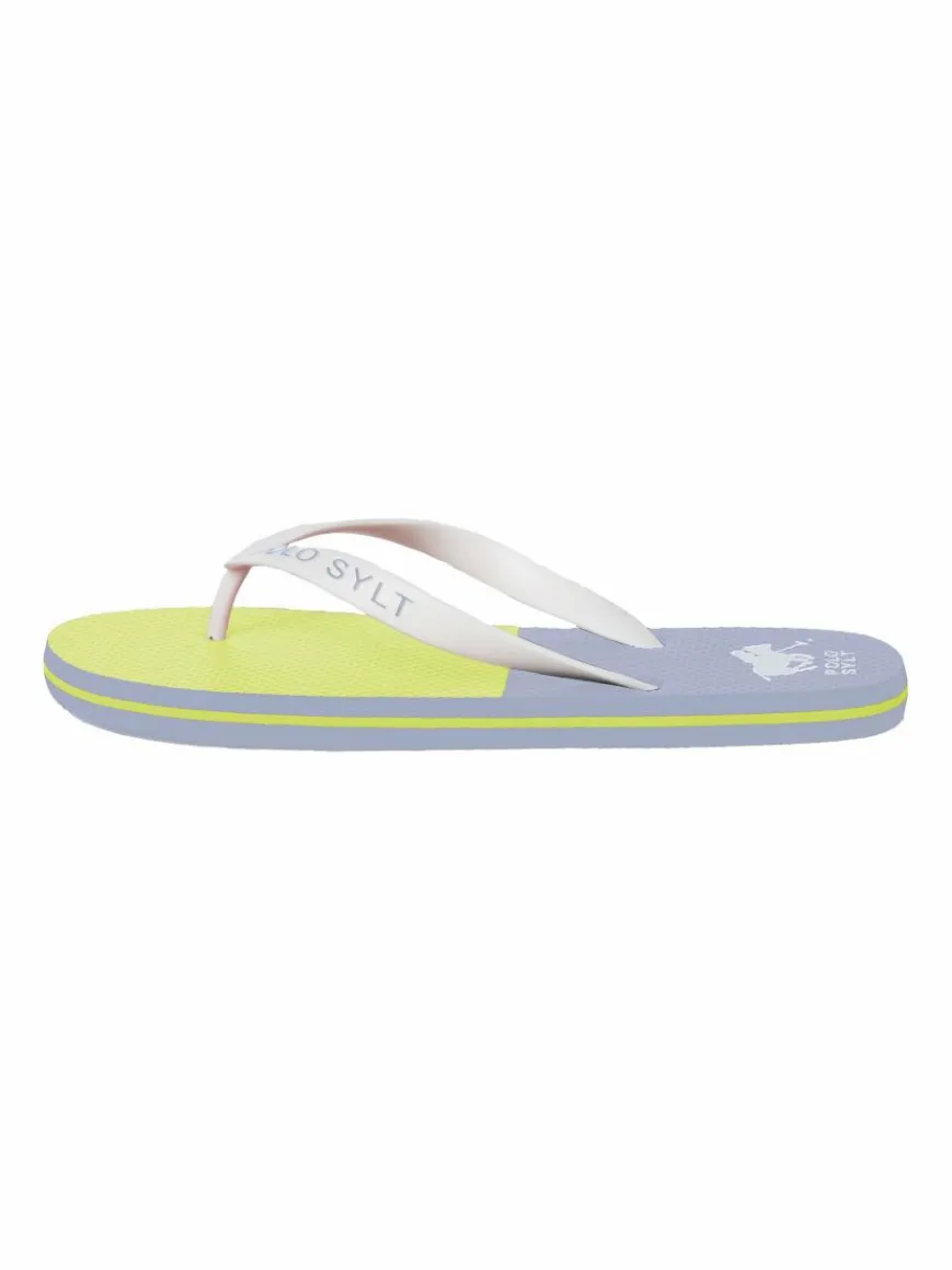 Polo Sylt Zehentrenner*Unisex Beach-Sandals hellblau gemustert