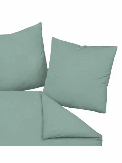 Janine Heimtextilien*Unisex Bettwäsche 1er Pack grün uni