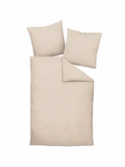 Janine Heimtextilien*Unisex Bettwäsche 1er Pack beige uni