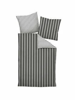 Janine Heimtextilien*Unisex Bettwäsche 1er Pack mehrfarbig gestreift