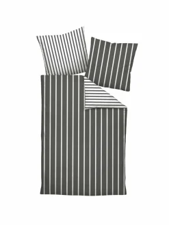 Janine Heimtextilien*Unisex Bettwäsche 1er Pack mehrfarbig gestreift