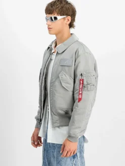 Alpha Industries Jacken & Westen*Unisex Bomberjacke silber uni