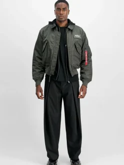 Alpha Industries Jacken & Westen*Unisex Bomberjacke grau uni