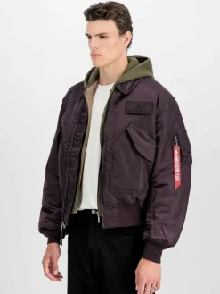 Alpha Industries Jacken & Westen*Unisex Bomberjacke lila uni