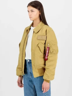 Alpha Industries Jacken & Westen*Unisex Bomberjacke gold uni