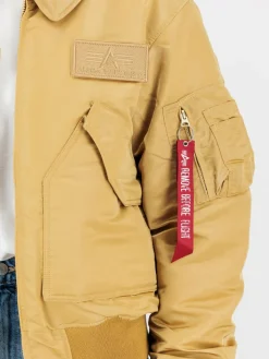 Alpha Industries Jacken & Westen*Unisex Bomberjacke gold uni
