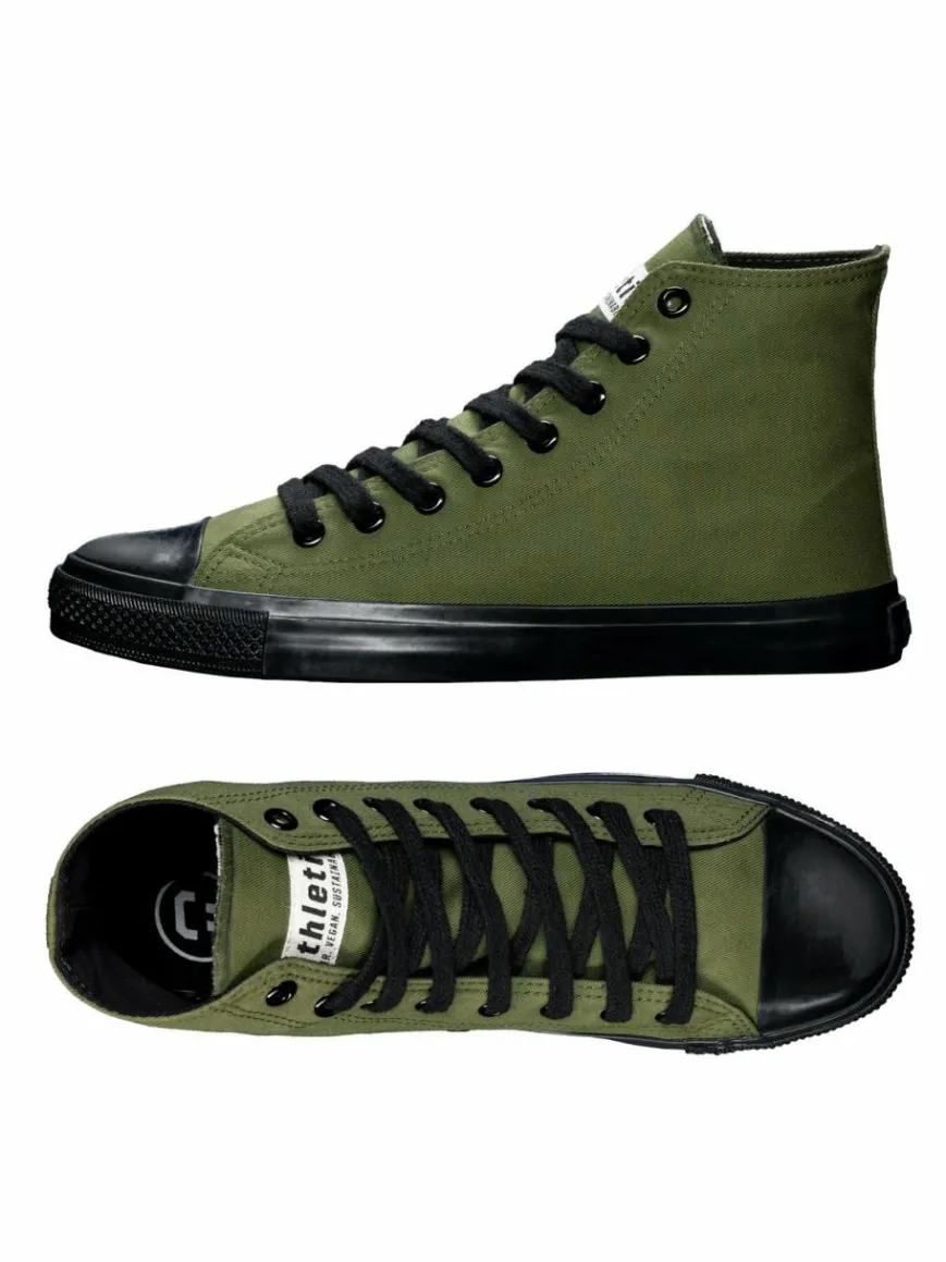 Ethletic Sneaker*Unisex Canvas Sneaker grün uni