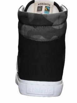 Ethletic Sneaker*Unisex Canvas Sneaker schwarz gemustert