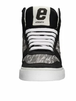 Ethletic Sneaker*Unisex Canvas Sneaker hellgrau gestreift